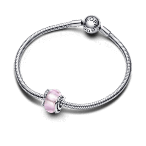 Alternative view of Charm Bạc Pandora Moments Murano Hoa Hồng
