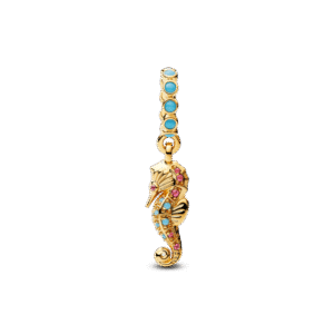 Charm Mạ Vàng 14K Cá Ngựa - Vũ Điệu Biển Xanh