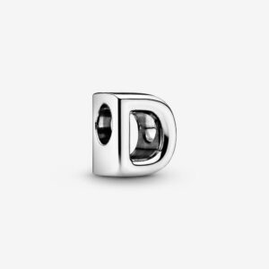 Charm Pandora Moments Bạc Chữ D