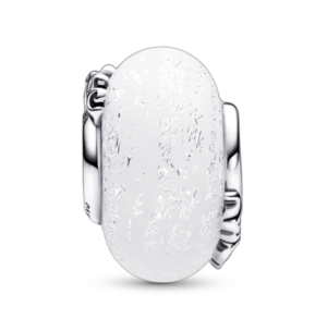 Alternative view of Charm Pandora Moments Murano Chữ Love Màu Trắng