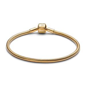 Alternative view of Vòng Tay Pandora Moments Mạ Vàng 14K Khóa Trụ