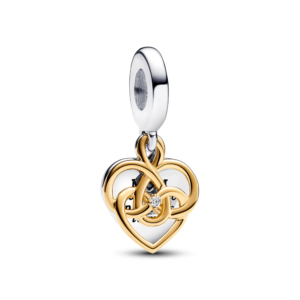 Alternative view of Charm Pandora Moments Mạ Vàng 14K Hình Trái Tim Nút Thắt