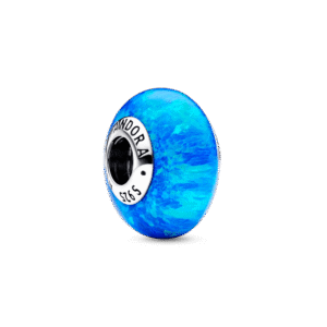 Charm Pandora Moments Murano Đá Opal Màu Xanh Dương
