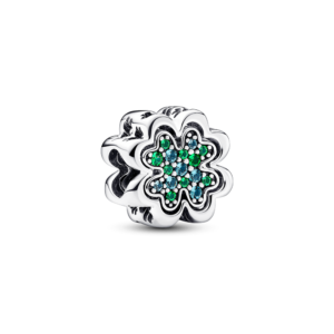 Charm Bạc Pandora Moments Cỏ Bốn Lá Hai Mảnh