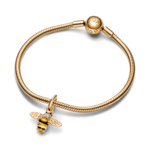 Alternative view of Charm Pandora Moments Mạ Vàng 14K Hình Chú Ong