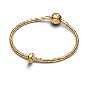 Alternative view of Charm Bấm Mạ Vàng 14K Tròn Nối Hai Nửa Trái Tim