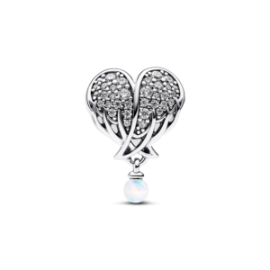 Charm Pandora Moments Bạc Cánh Thiên Thần Đính Đá Opal