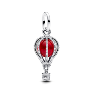 Alternative view of Charm Pandora Khinh Khí Cầu Murano Đỏ