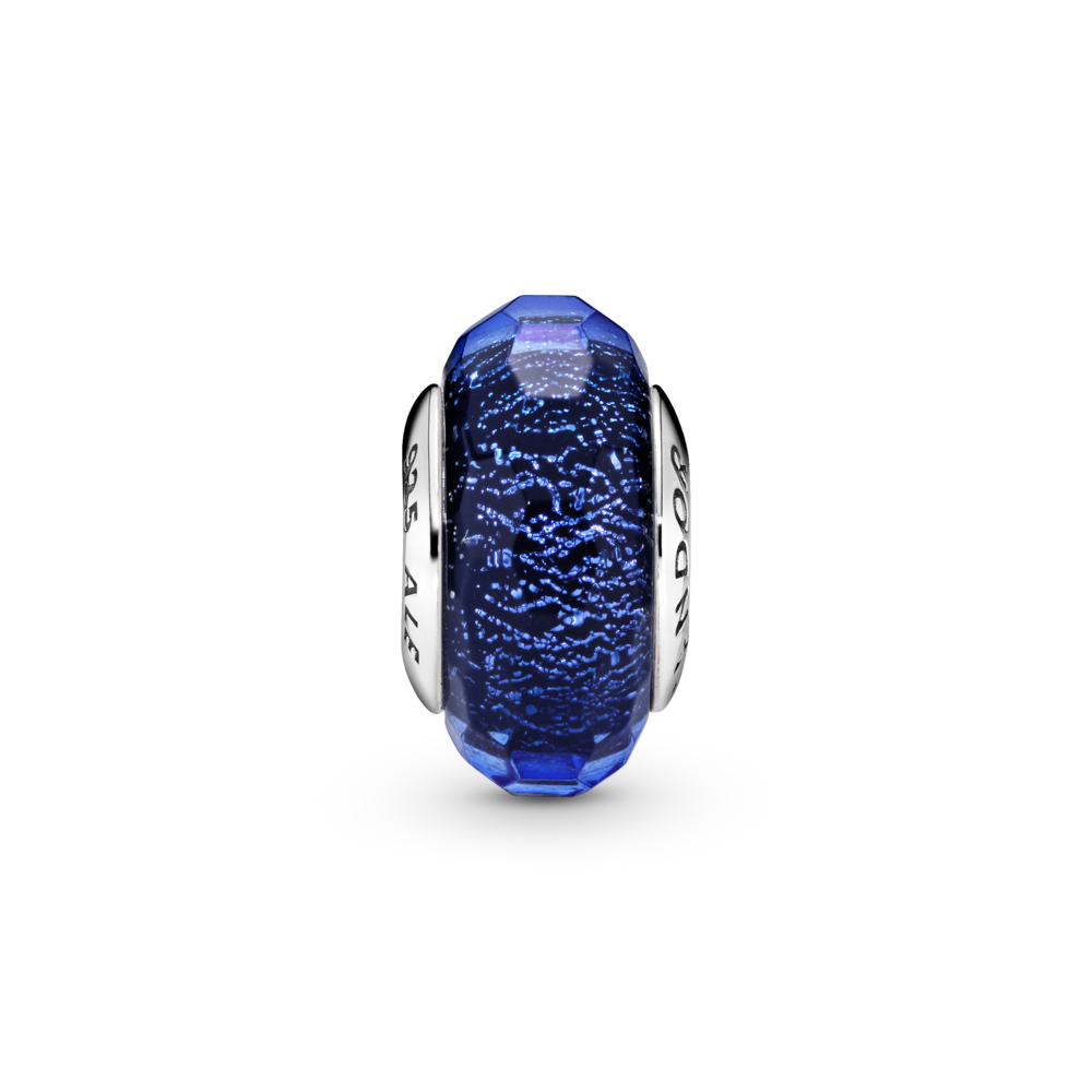 Charm Bạc Murano Xanh Bầu Trời Đêm Huyền Bí - Ảnh 3