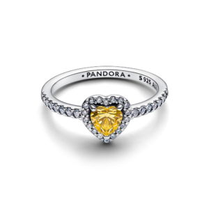 Alternative view of Nhẫn Bạc Pandora Timeless Hứa Hẹn Tình Đầu (Trái Tim Vàng)