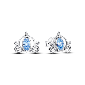 Hoa Tai Bạc Disney x Pandora Xe Bí Ngô