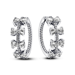 Hoa Tai Pandora Timeless Đính Hàng Nơ Độc Đáo